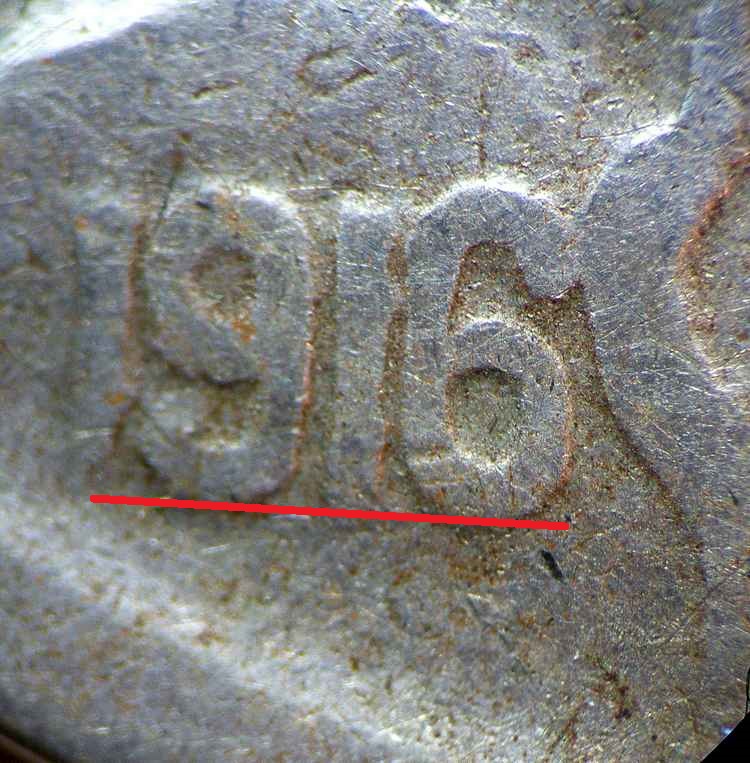 1916-S-5c-Buffalo-Nickel-With-No-Initial-Under-Date-&-Large-Embedded-MM